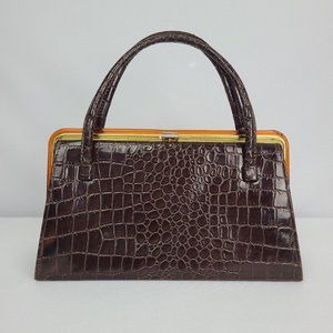 Vintage Brown Clutch Purse